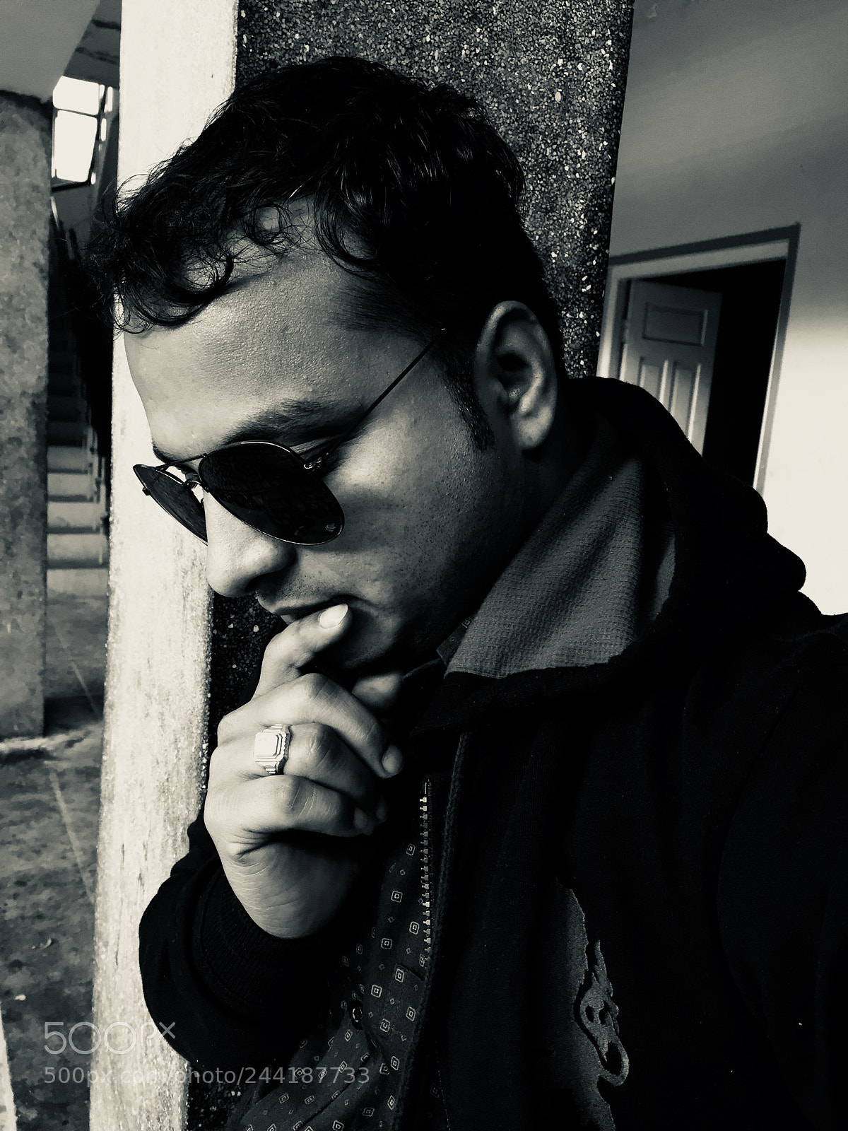 Apple iPhone 6 sample photo. Black portrait photography