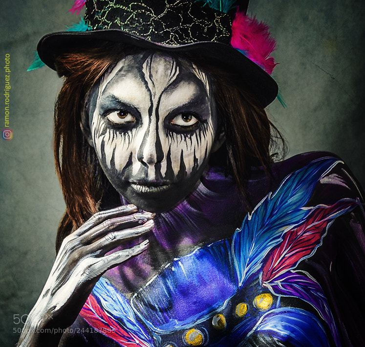 Nikon D5100 sample photo. Body paint photography
