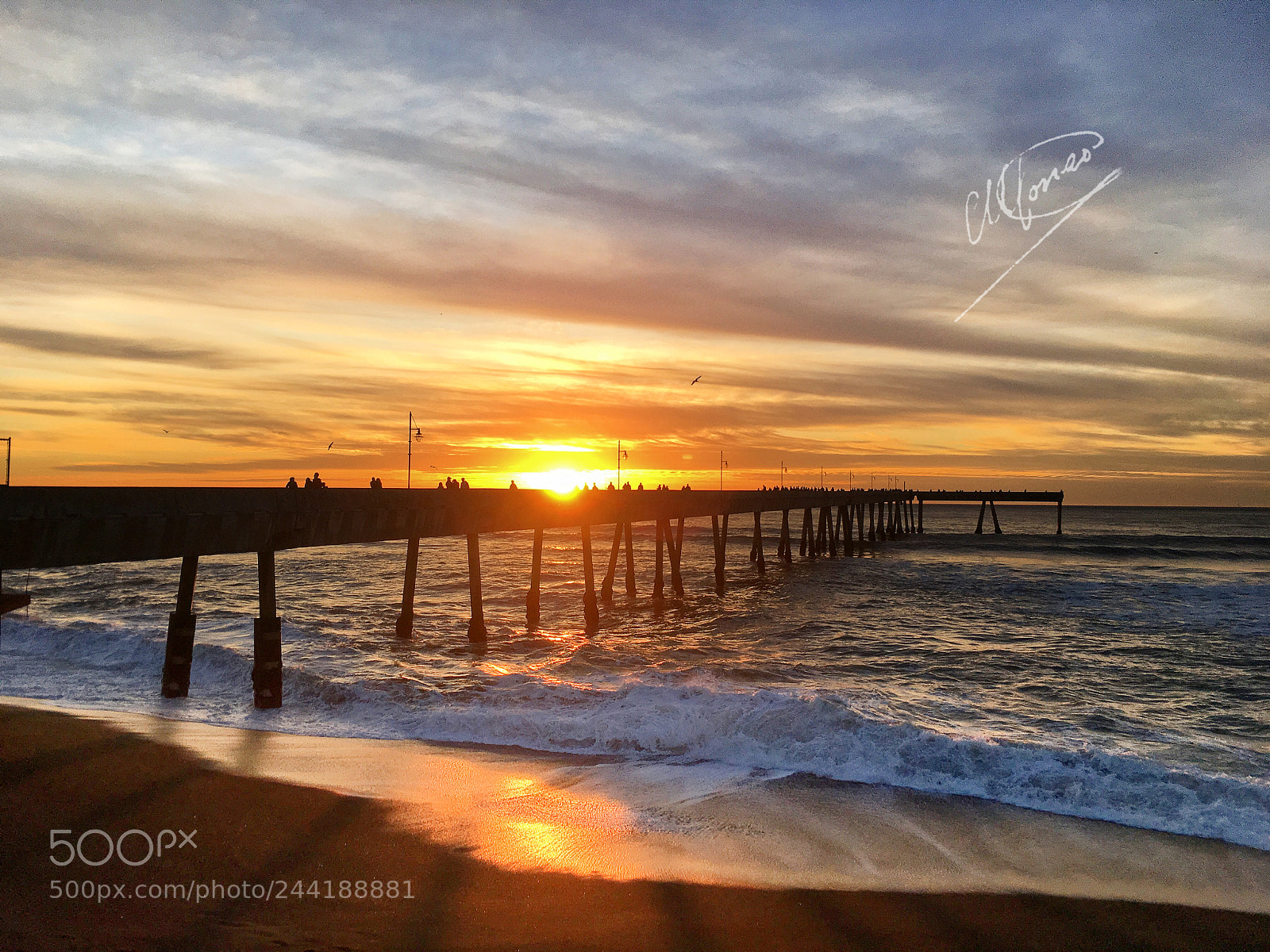 Apple iPhone 6s sample photo. Winter sunset, pacifica california photography
