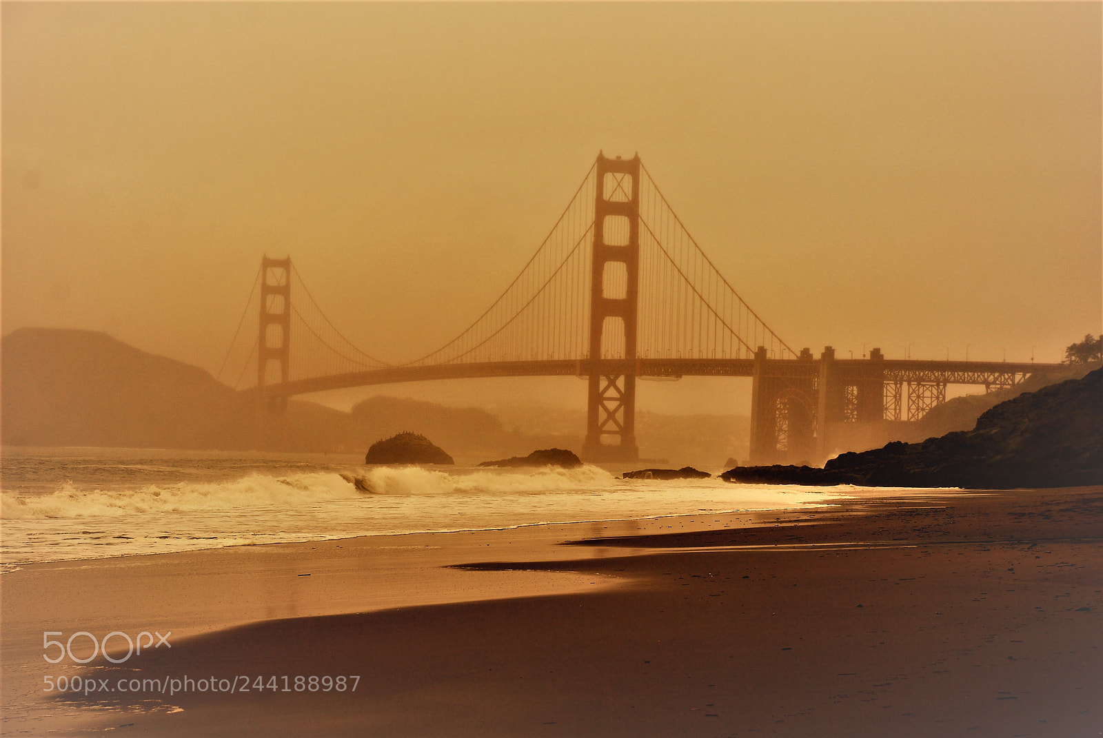 Nikon D80 sample photo. The golden gate photography