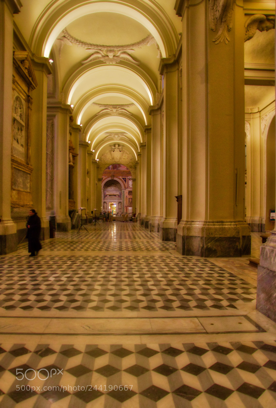 Nikon D7000 sample photo. Cathedral corridor photography