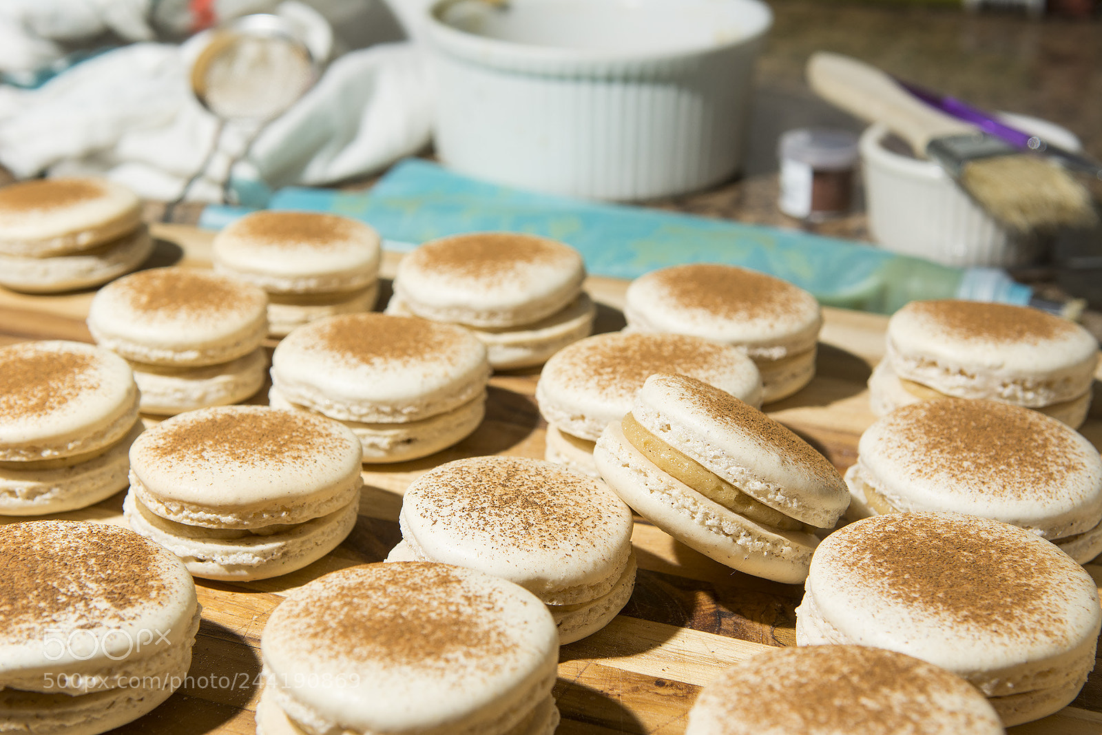 Nikon D7100 sample photo. Brown sugar cinnamon macarons photography