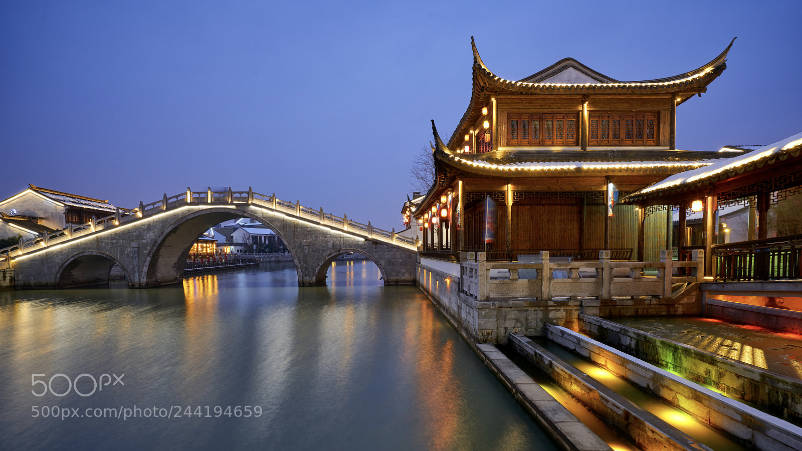 Sony a7R III sample photo. Pavilion and bridge after photography