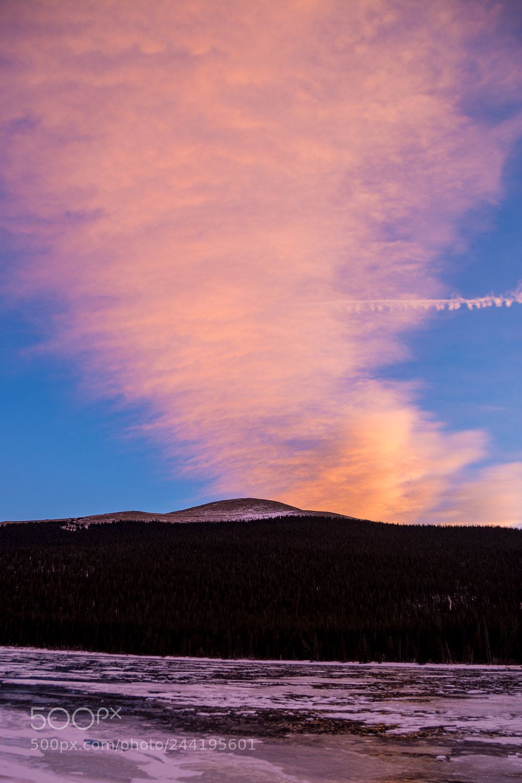 Nikon D7100 sample photo. Sunset over mt evans photography