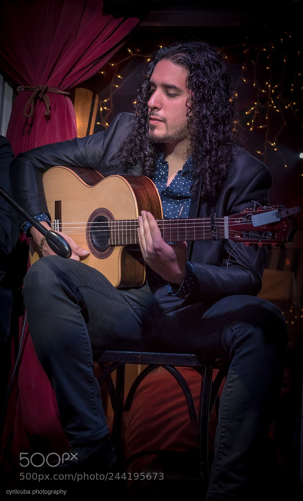 Nikon D5500 sample photo. Flamenco guitar player photography