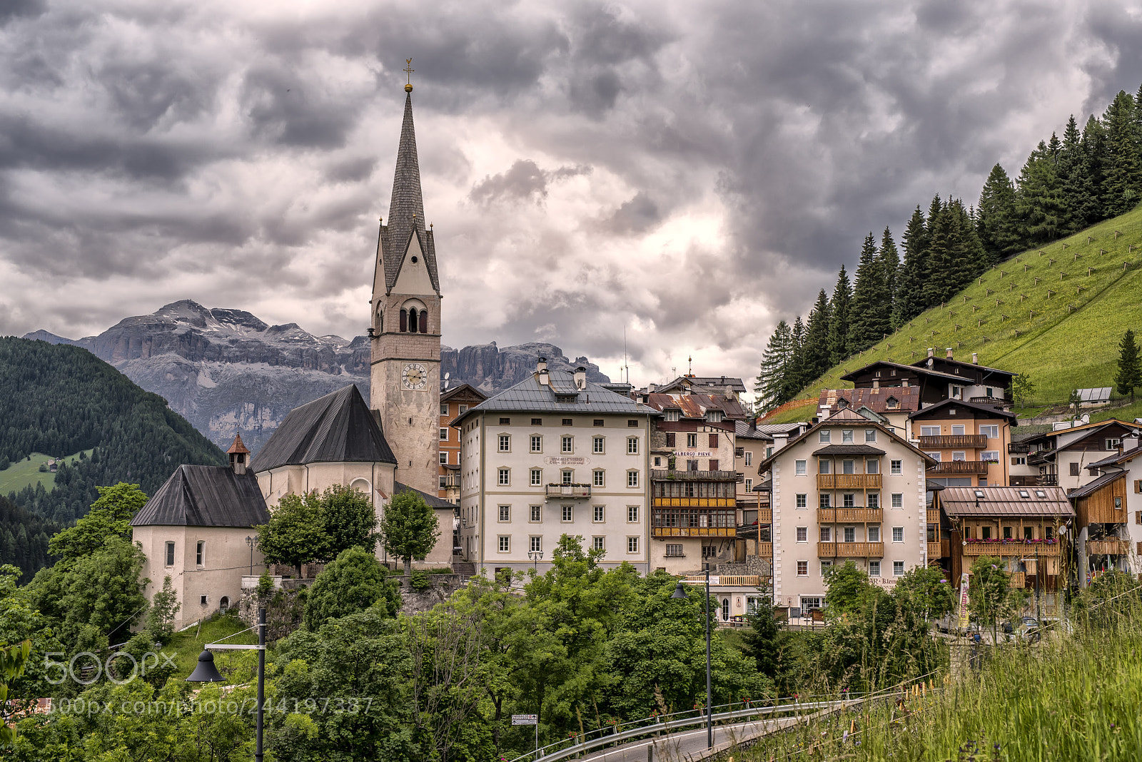 Nikon D810 sample photo. Dolomites pieve photography