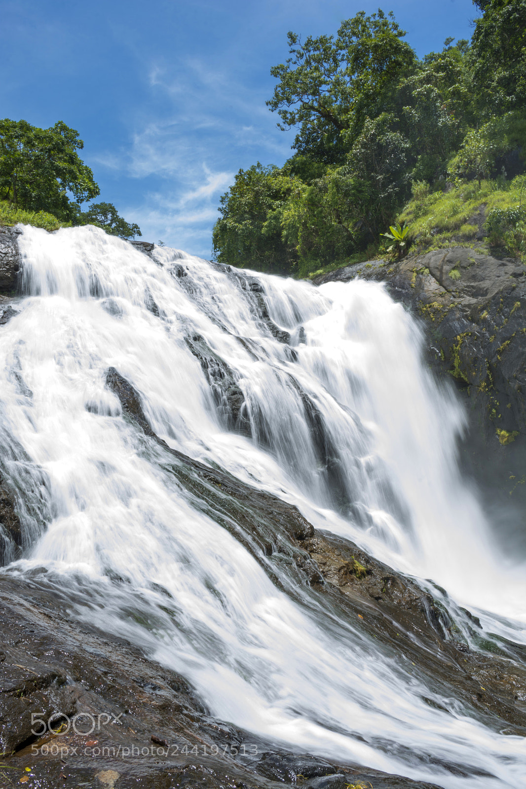 Nikon D7100 sample photo. Karuvara waterfalls photography