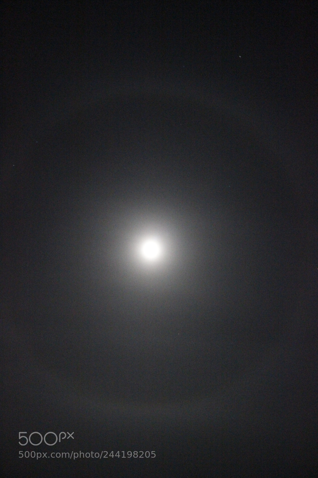 Canon EF-S 18-55mm F3.5-5.6 IS sample photo. Moon photography
