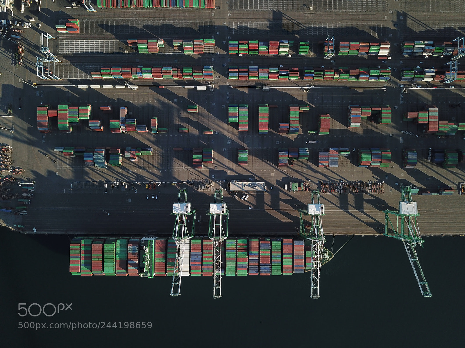 DJI FC220 sample photo. Boat load photography