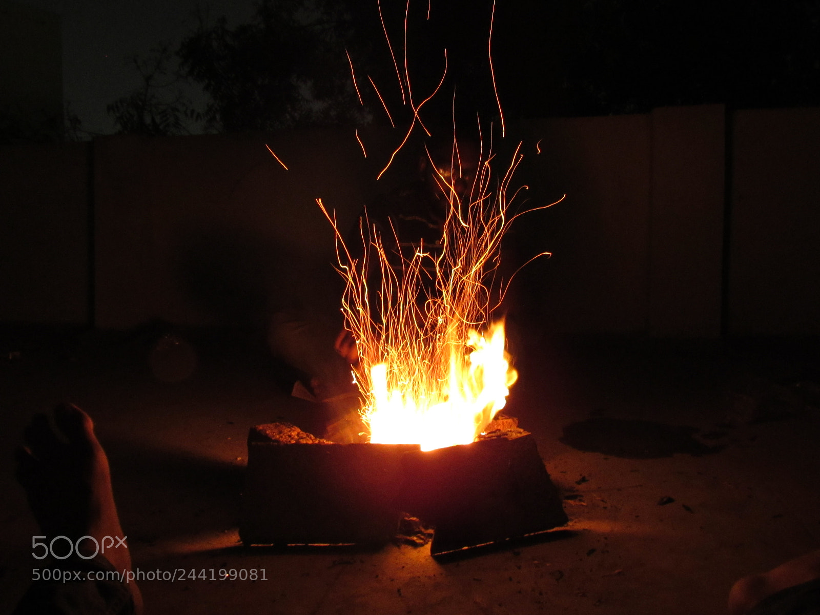 Canon PowerShot SX530 HS sample photo. Fire lights. photography