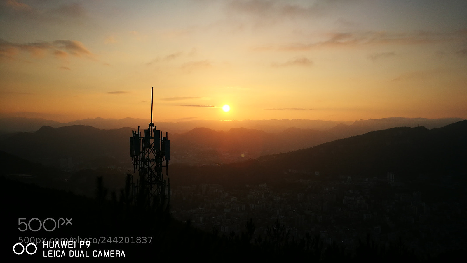 HUAWEI P9 sample photo. S u n down photography