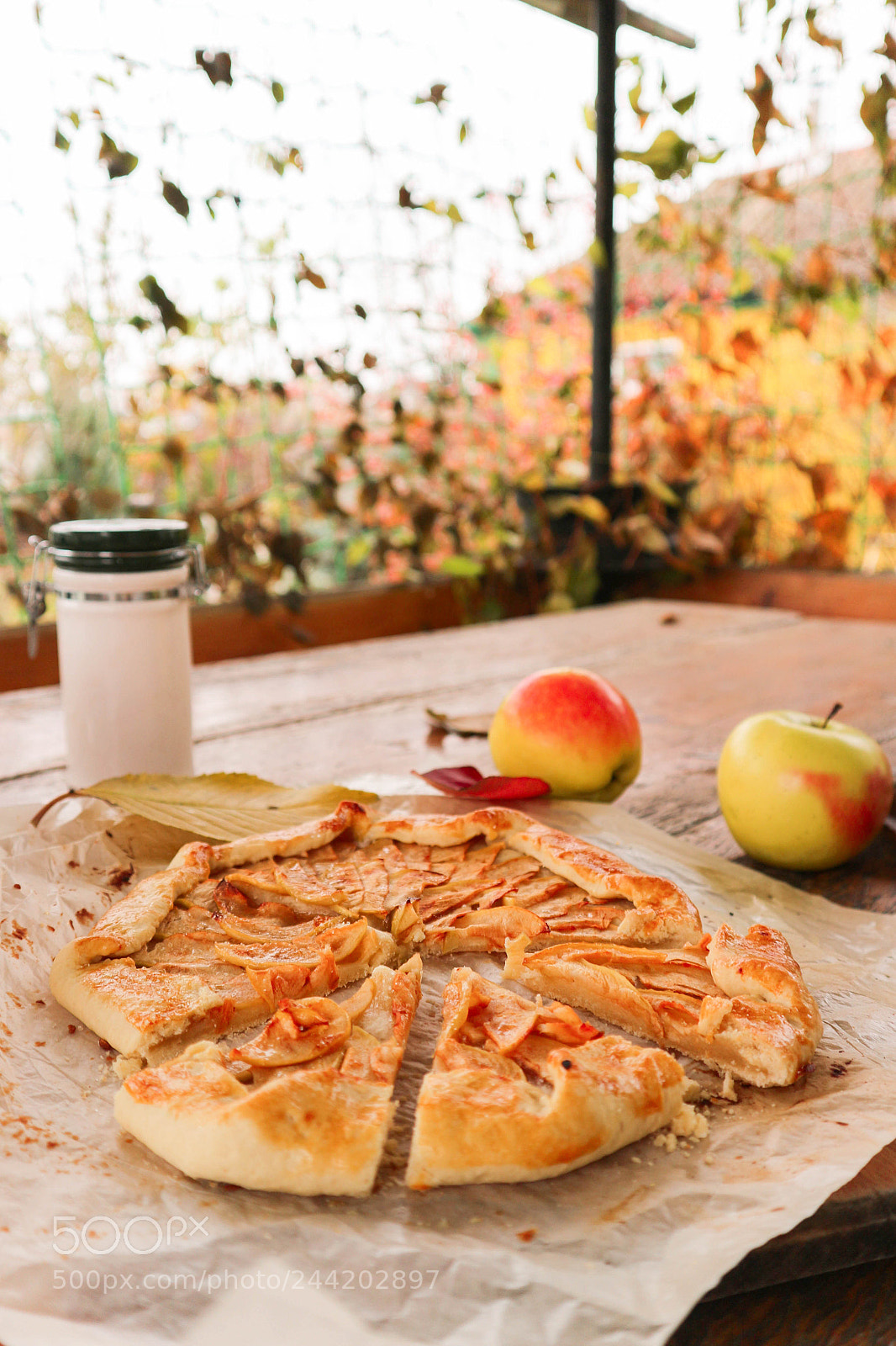 Canon EOS M10 sample photo. Apple galette photography
