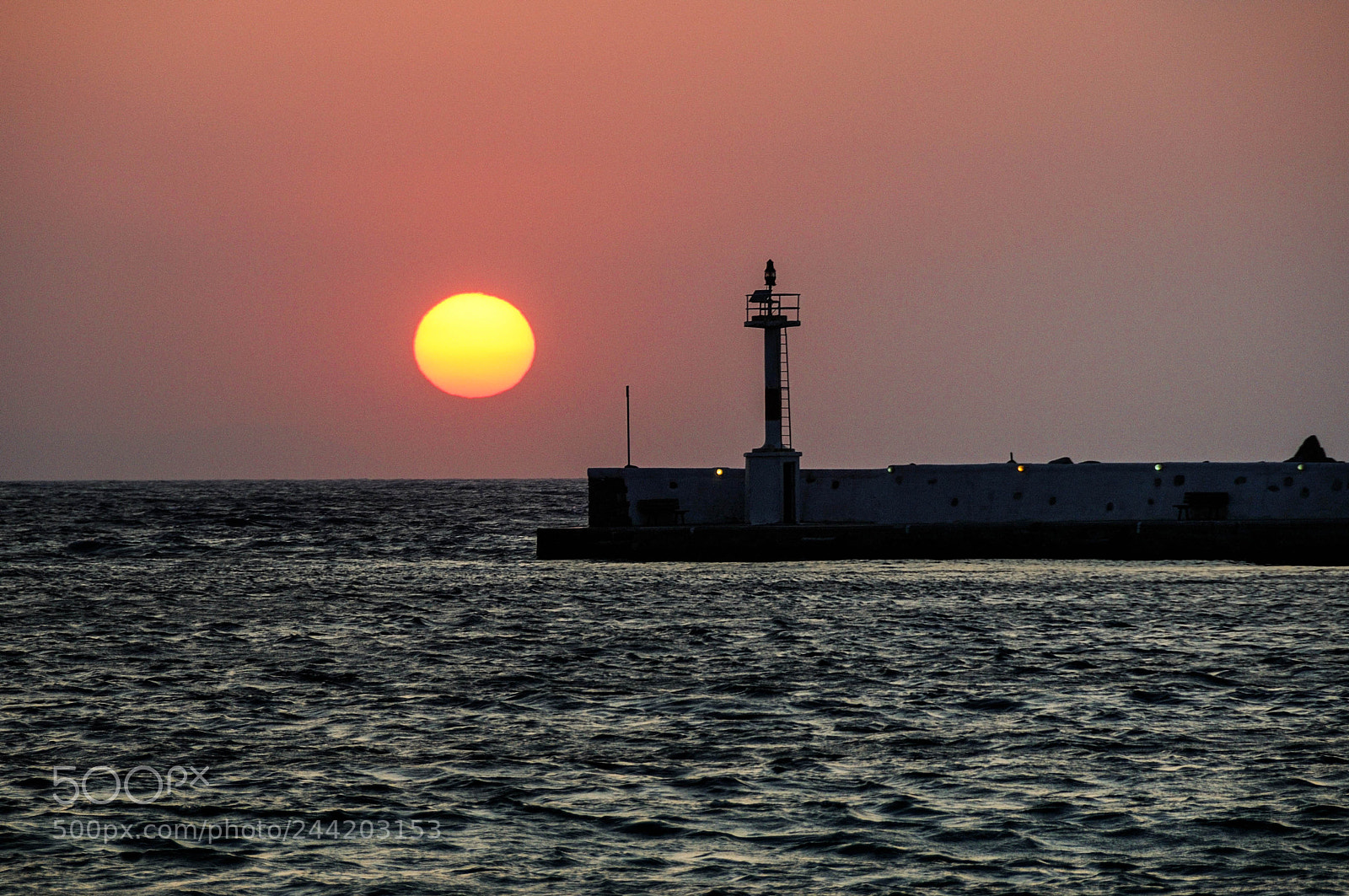 Nikon D300 sample photo. Tramonto a mikonos photography