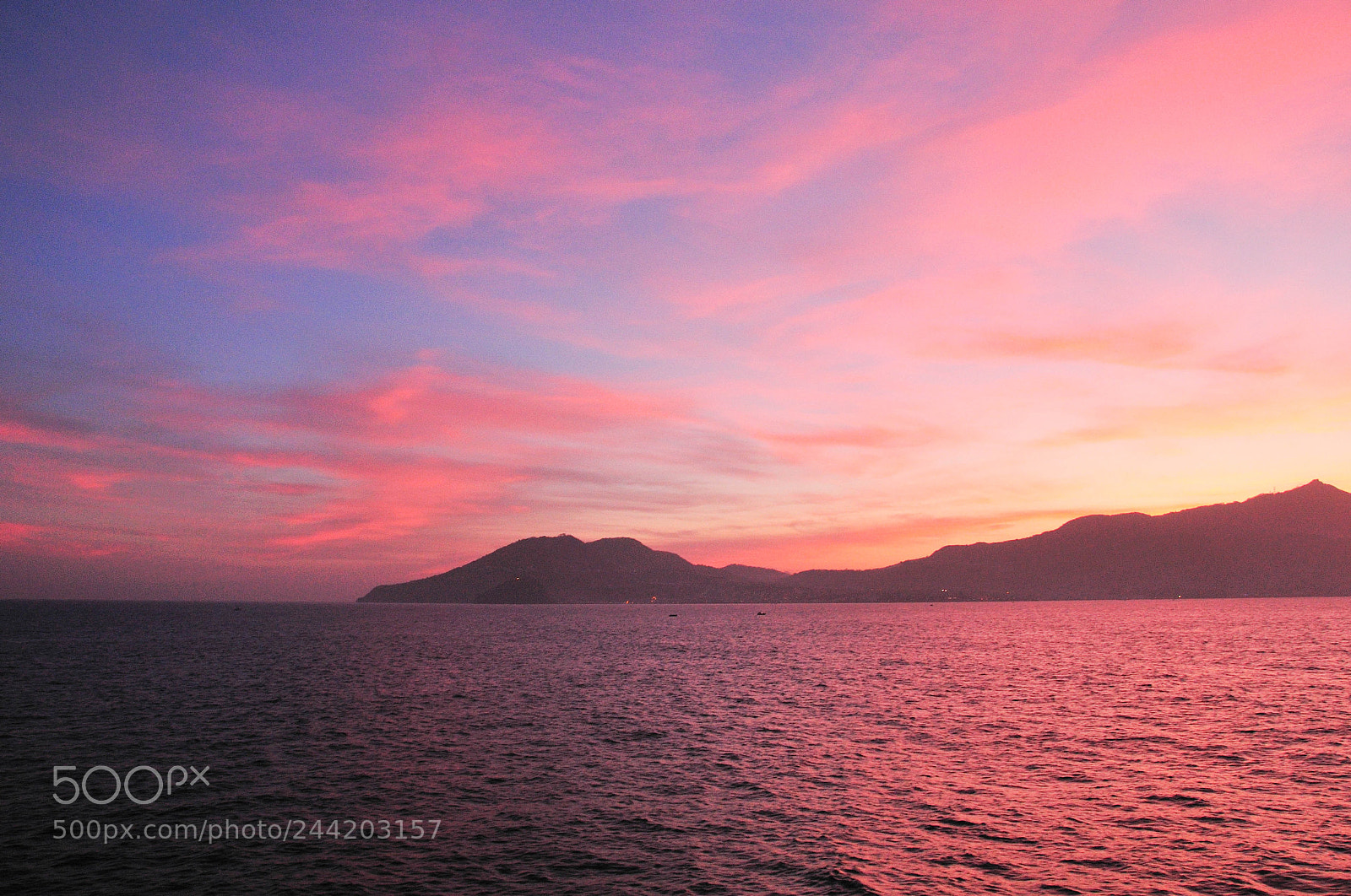 Nikon D300 sample photo. Tramonto a procida photography