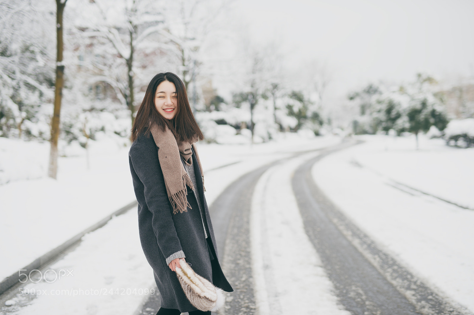 Nikon Df sample photo. Snow in hangzhou photography