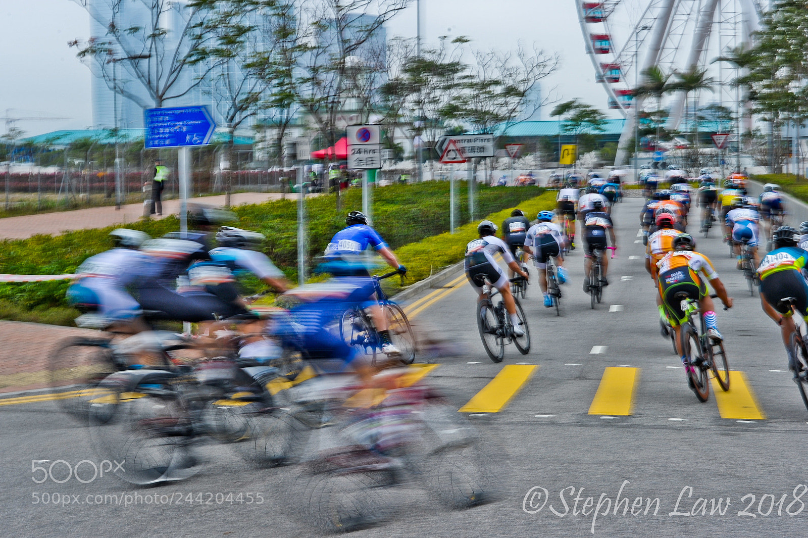 Nikon D3S sample photo. Cycling marathron photography