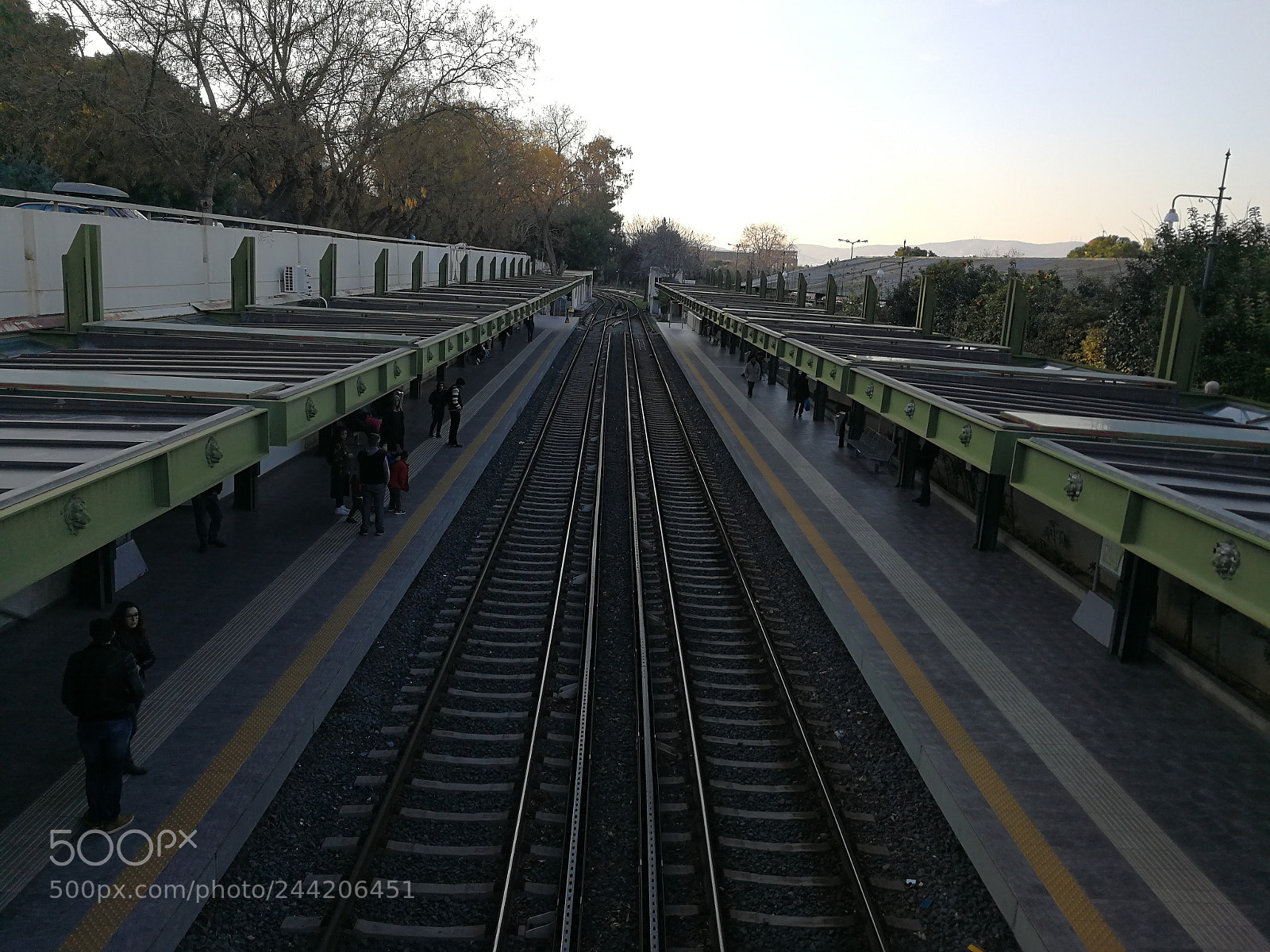 HUAWEI P10 sample photo. Trains photography
