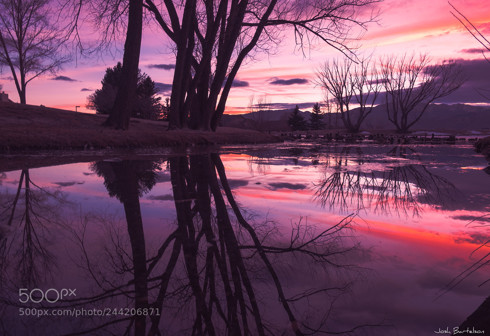 Fujifilm X-T2 sample photo. Sunset reflections photography