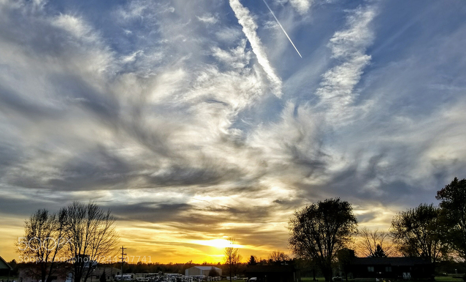Samsung Galaxy S8 sample photo. Country sunset photography