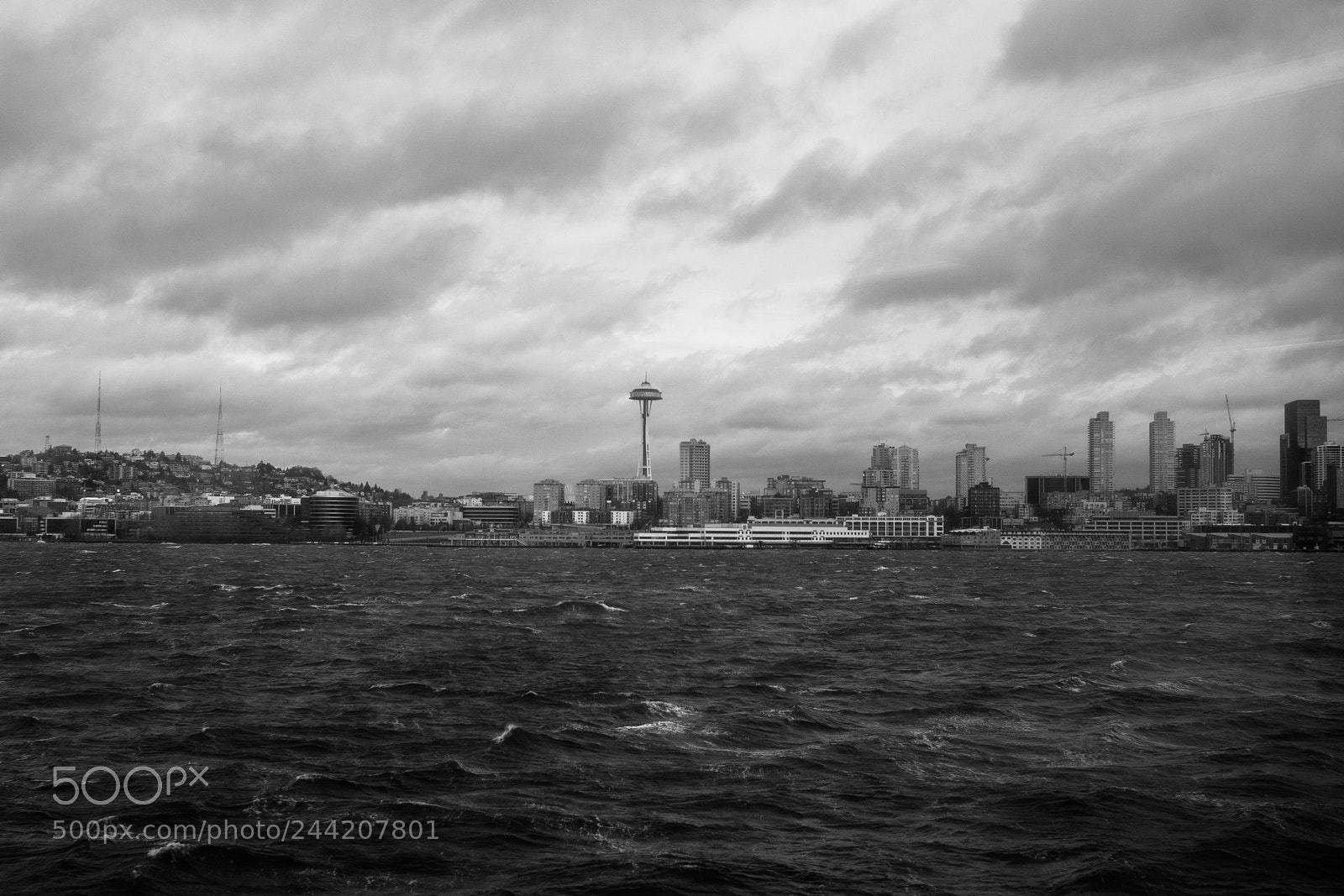 Sony SLT-A65 (SLT-A65V) sample photo. Seattle skyline photography