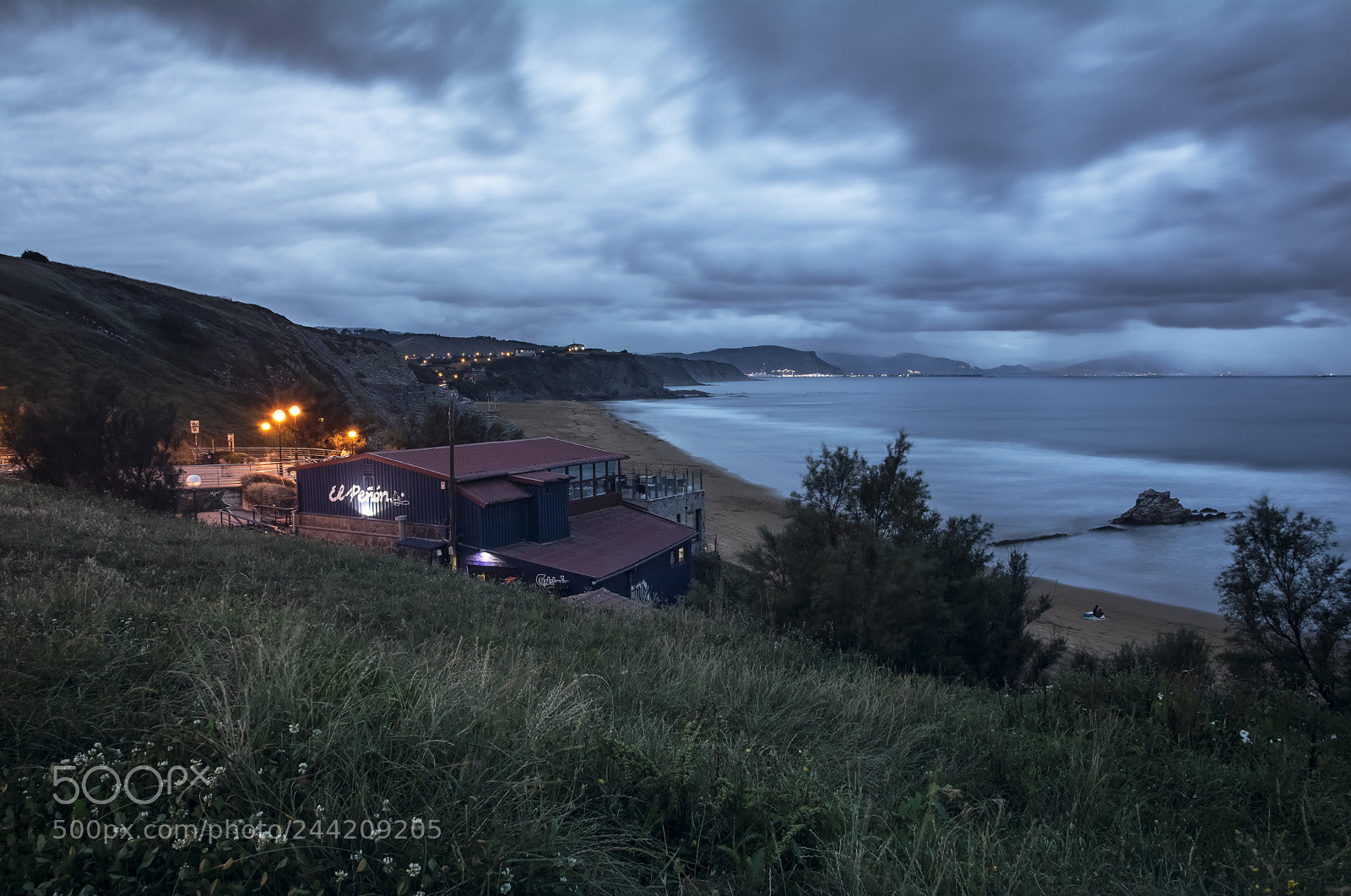Nikon D7100 sample photo. Sopelana night photography