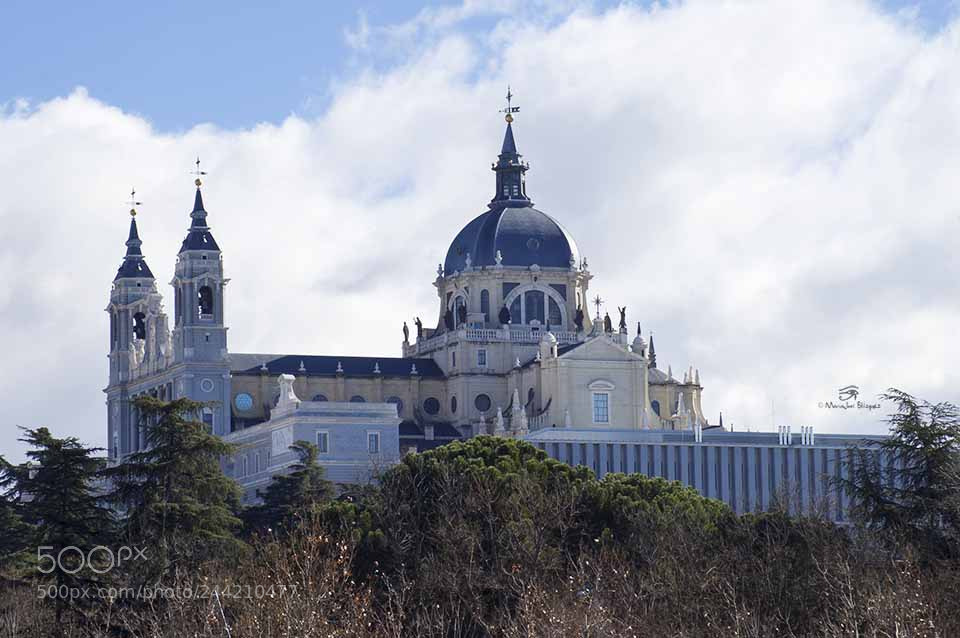 Nikon D40 sample photo. Catedral de la almudena photography