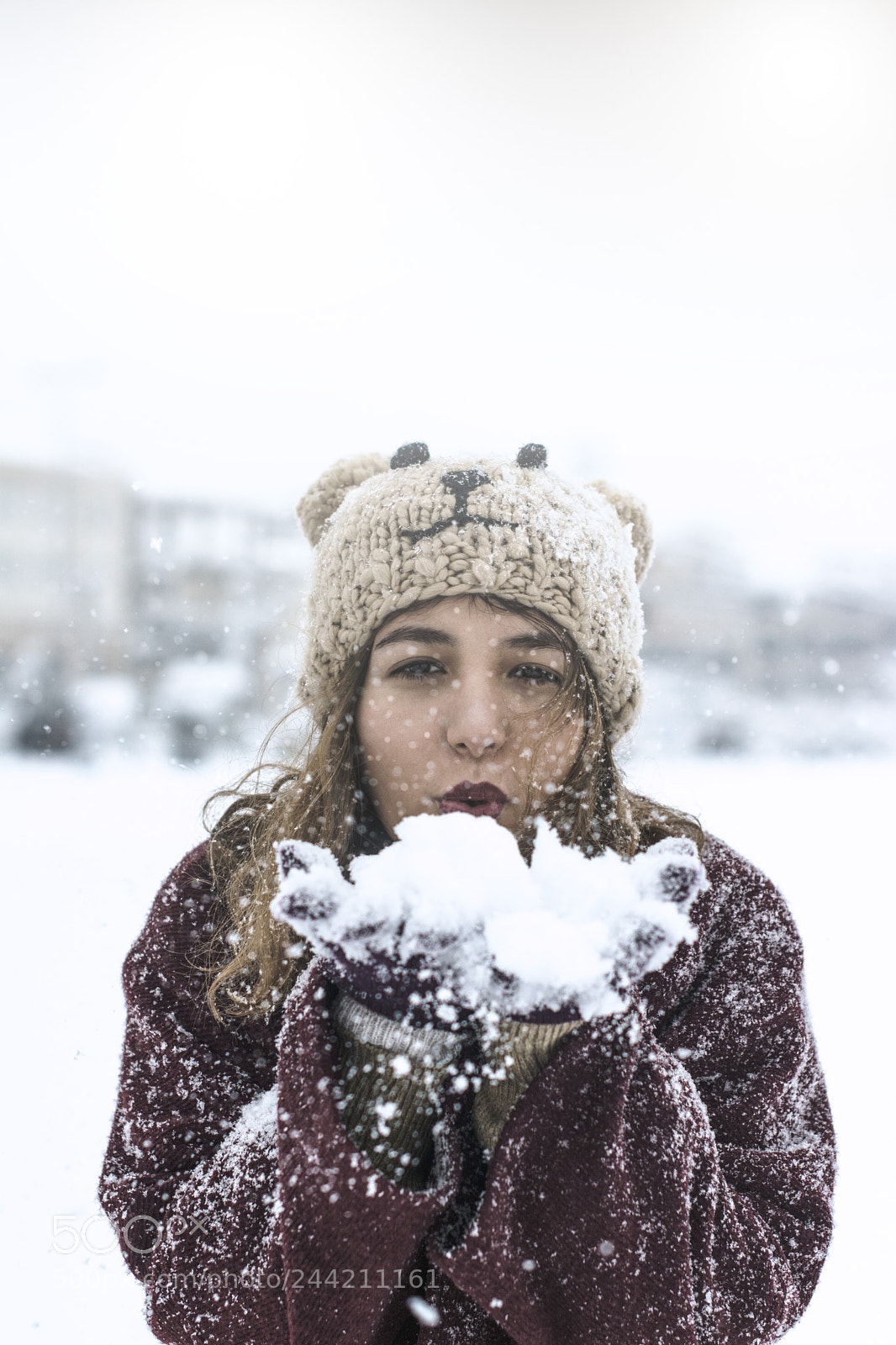 Nikon D7100 sample photo. Snow photography