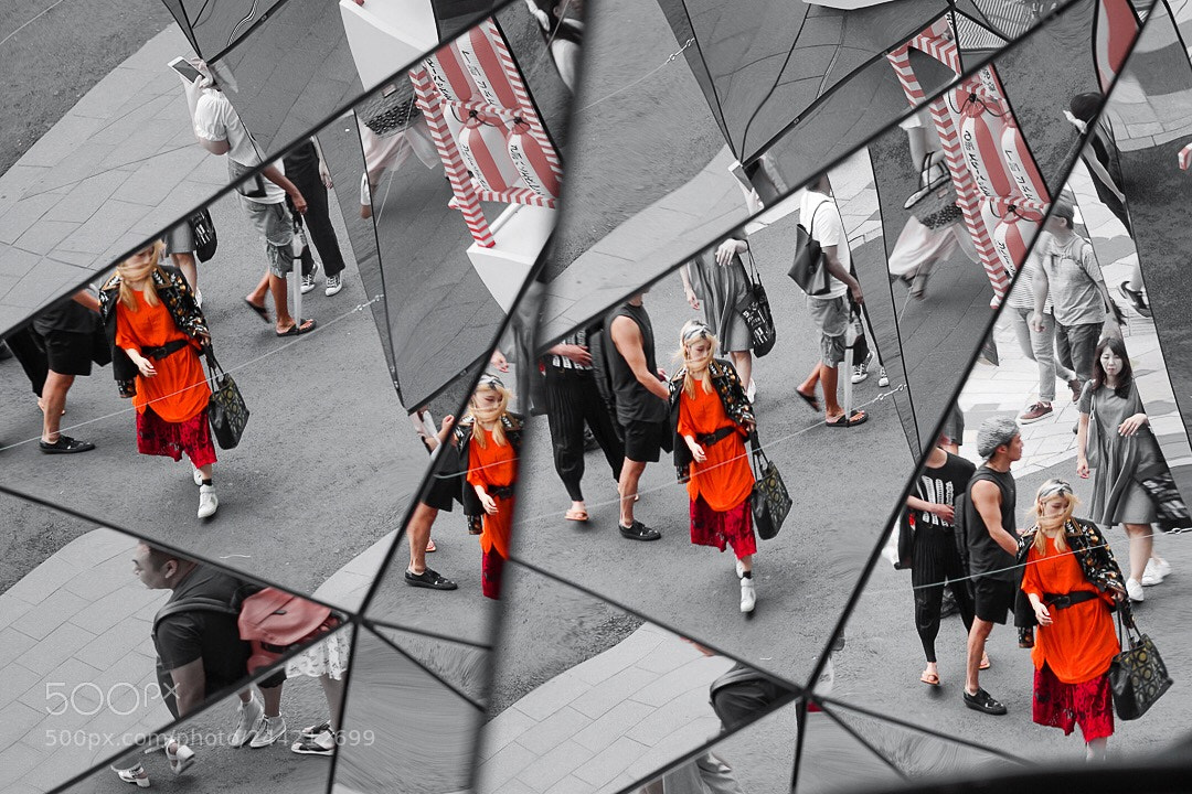 Sony a5100 sample photo. Lady in red photography