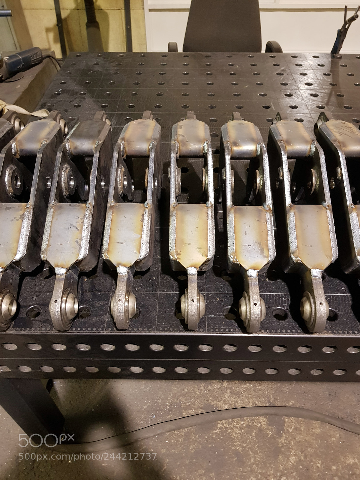 Samsung Galaxy S8 sample photo. Welding technology in steel photography
