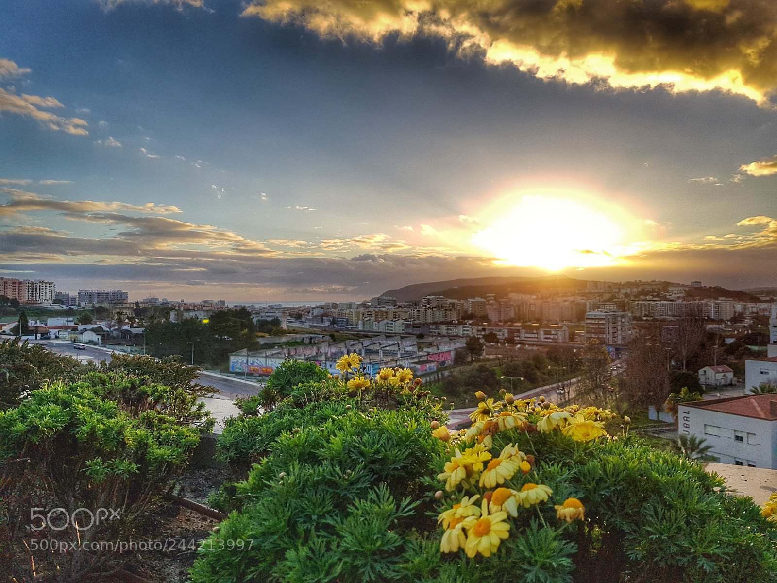 Samsung Galaxy S8 sample photo. Sunset hdr photography