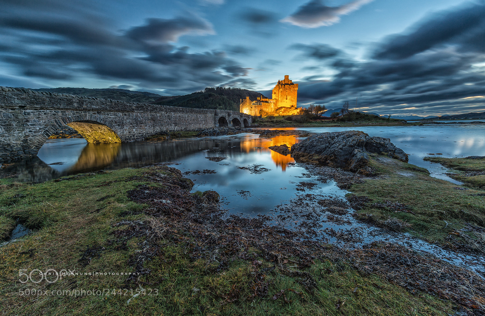 Nikon D4 sample photo. Eilean donan castle photography