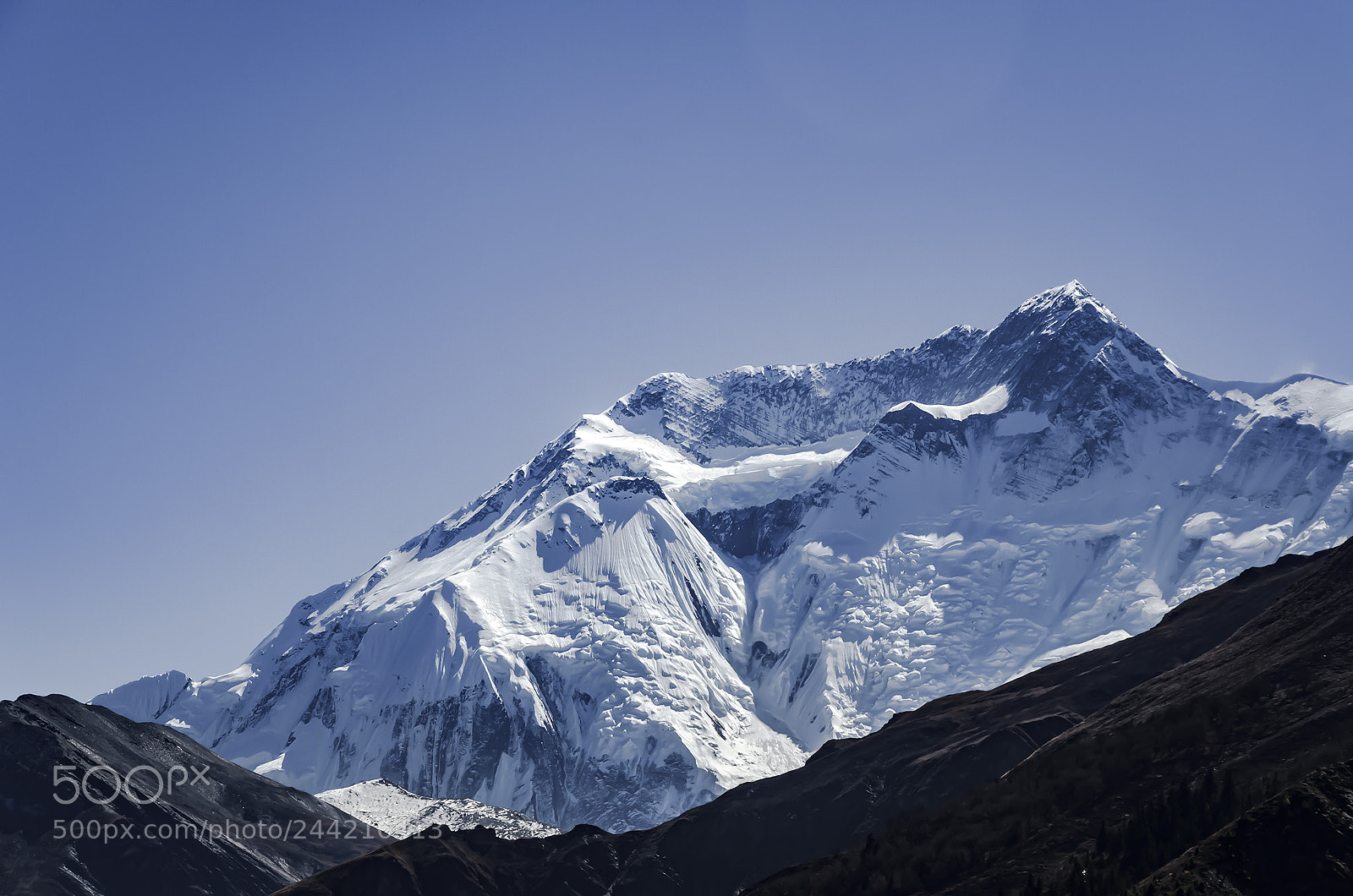 Nikon D5100 sample photo. Annapurna , view from photography