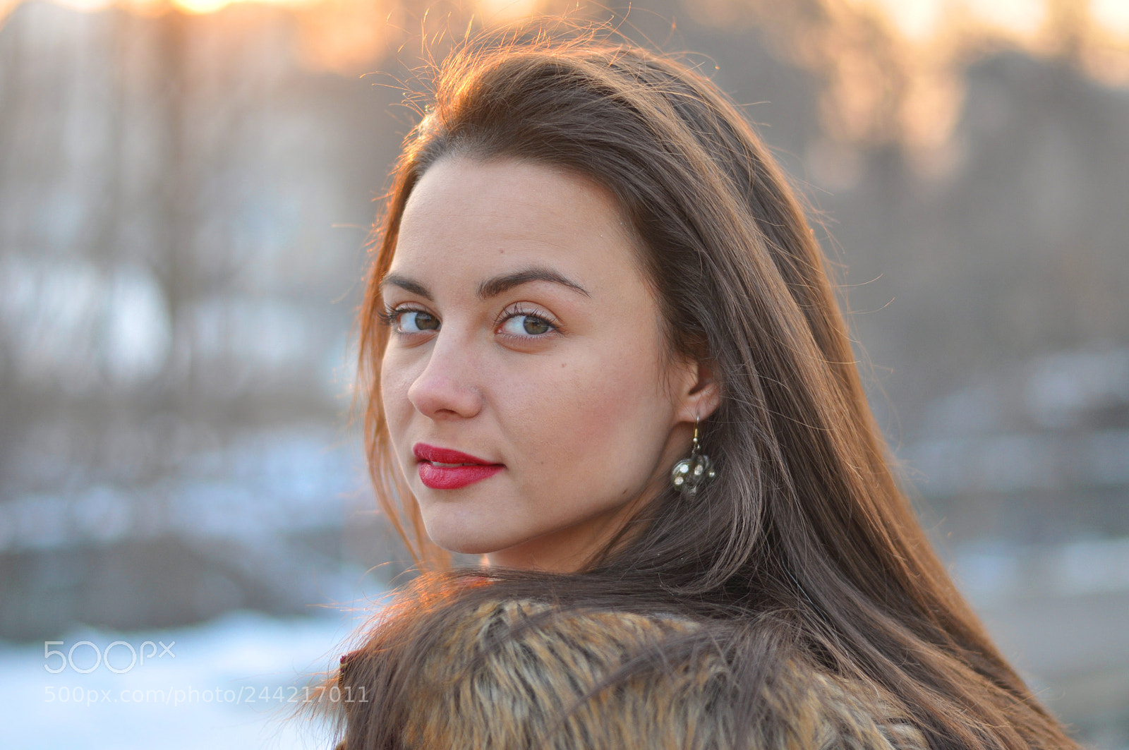Nikon D90 sample photo. Sunset in january photography