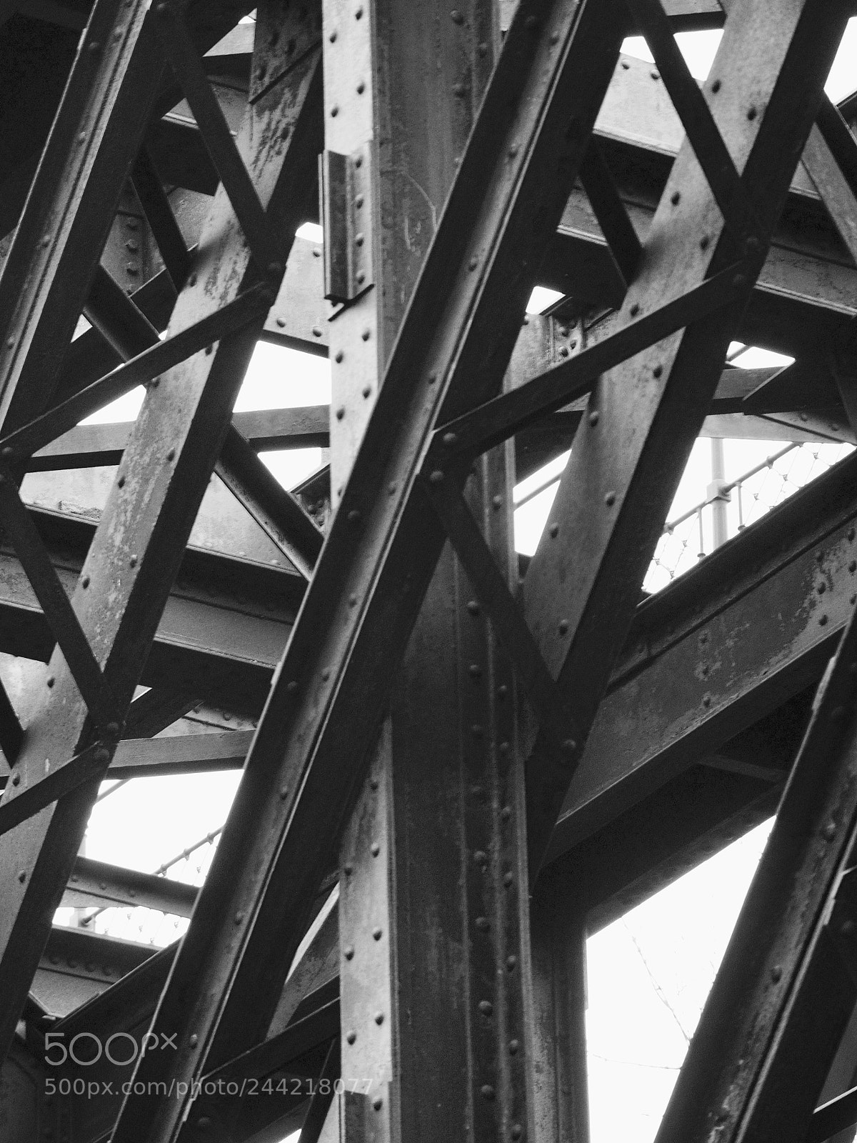 Olympus OM-D E-M10 II sample photo. Old railway bridge photography