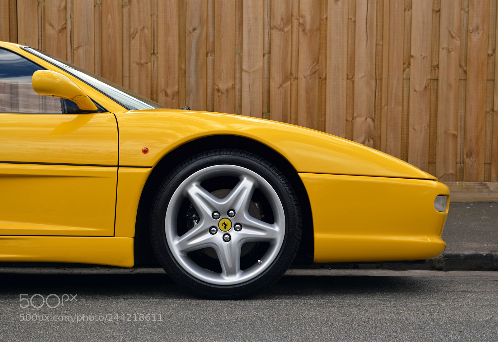 Nikon D3200 sample photo. Ferrari f355 photography
