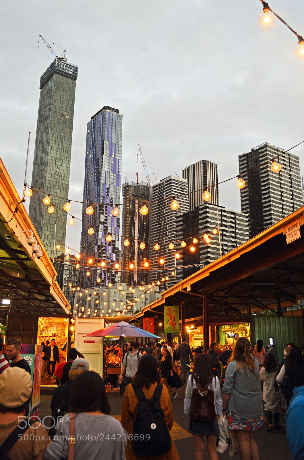 Nikon D3200 sample photo. Night market photography