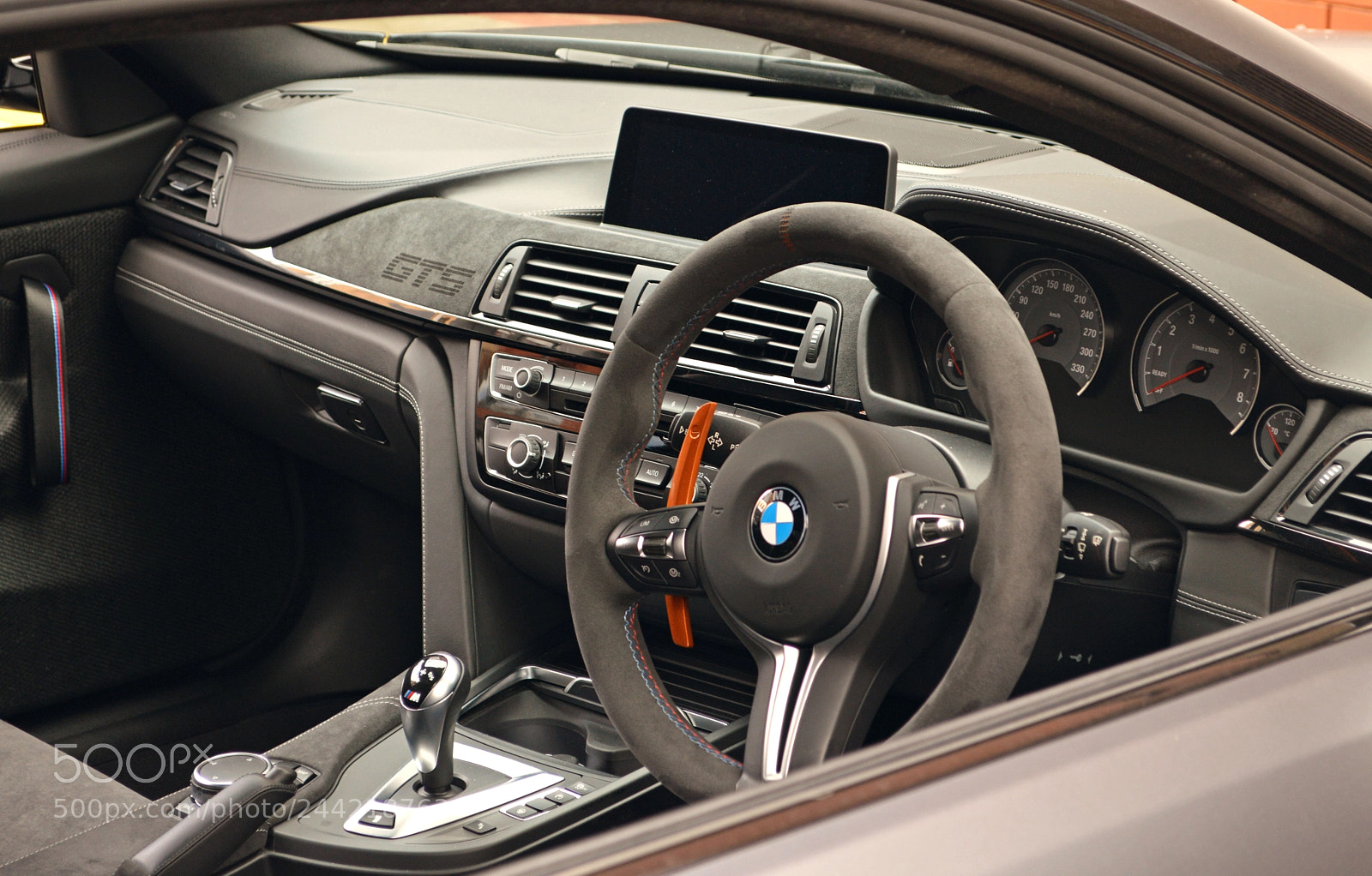 Nikon D3200 sample photo. Bmw m4 gts (interior) photography