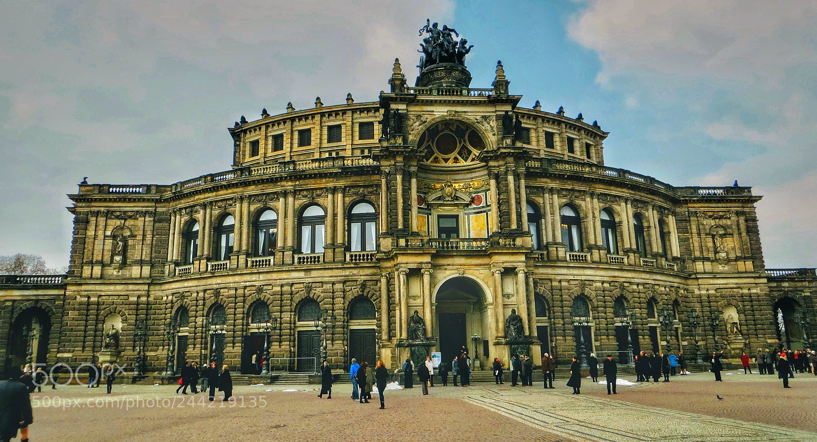 Canon PowerShot SX240 HS sample photo. Dresden opera theater photography