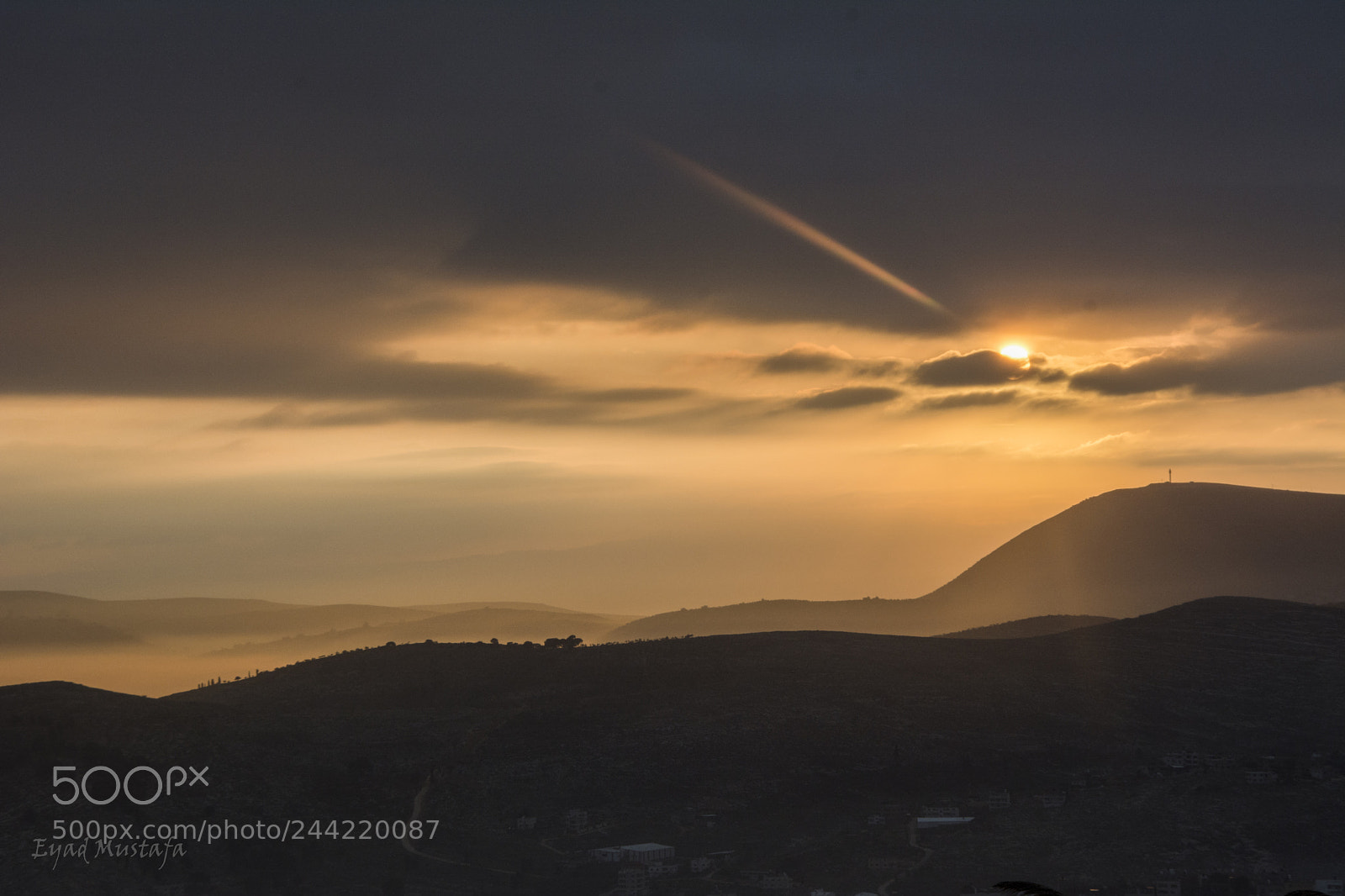 Nikon D7100 sample photo. Nablus and mountains photography
