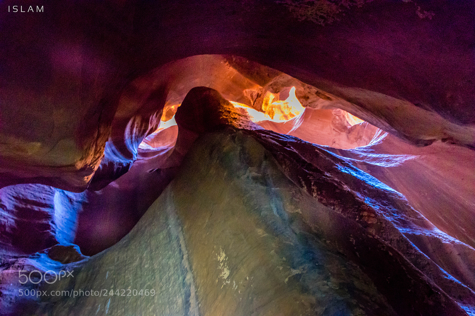 Nikon D5500 sample photo. Slot canyoning photography
