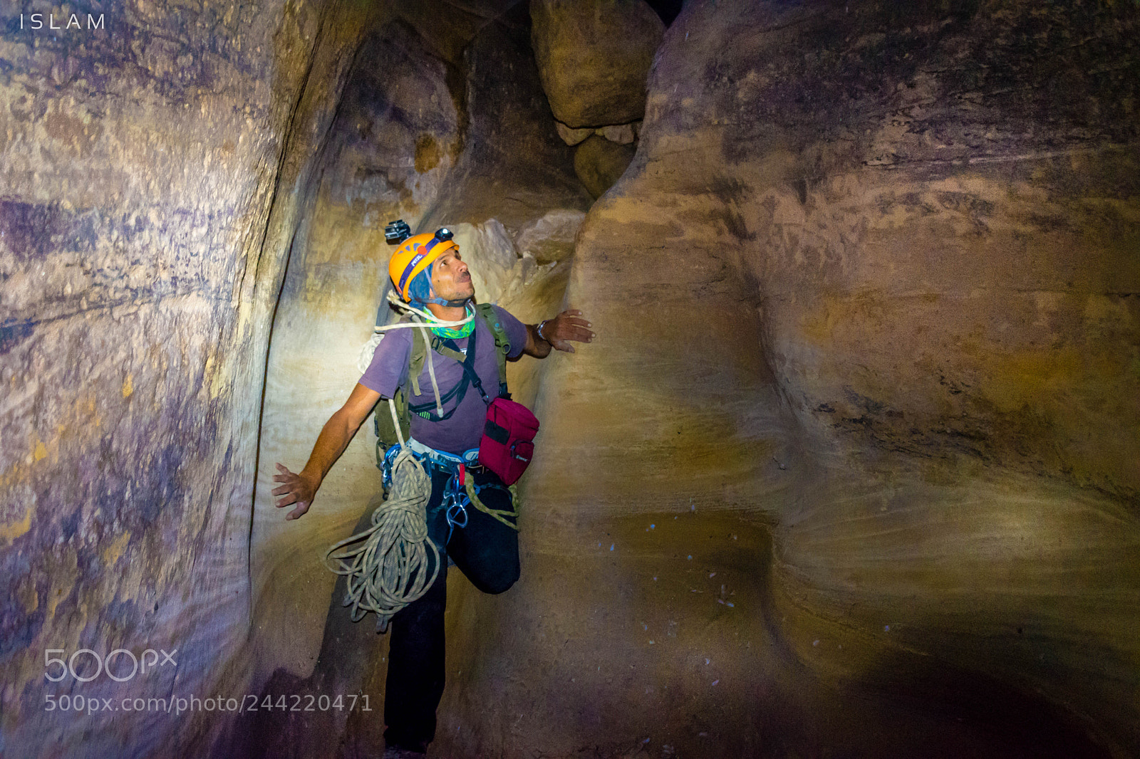 Nikon D5500 sample photo. Slot canyoning photography