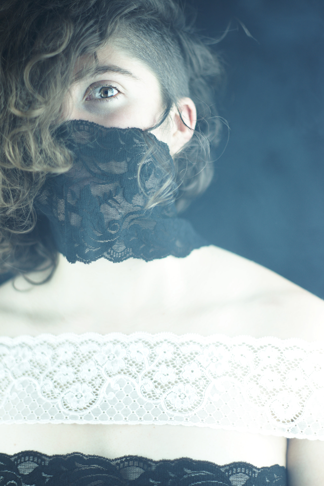 Sony 50mm F1.4 sample photo. A lace entwined eye photography