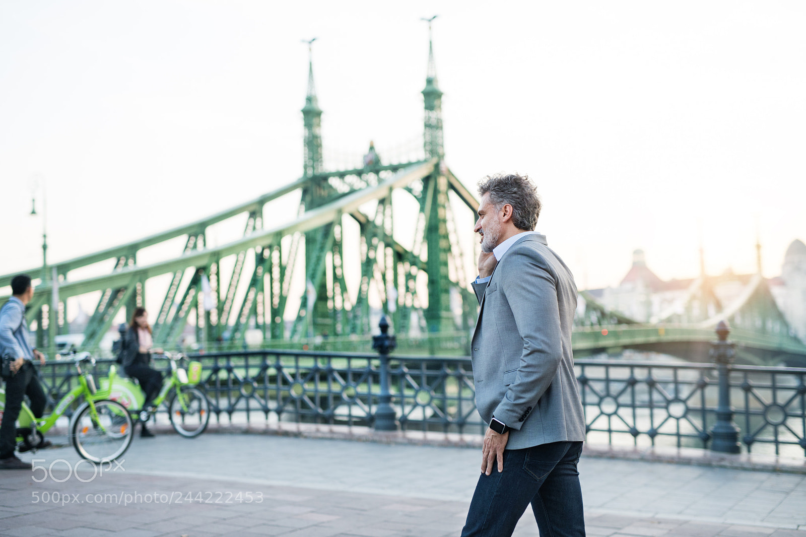 Nikon D5 sample photo. Mature businessman with smartphone photography