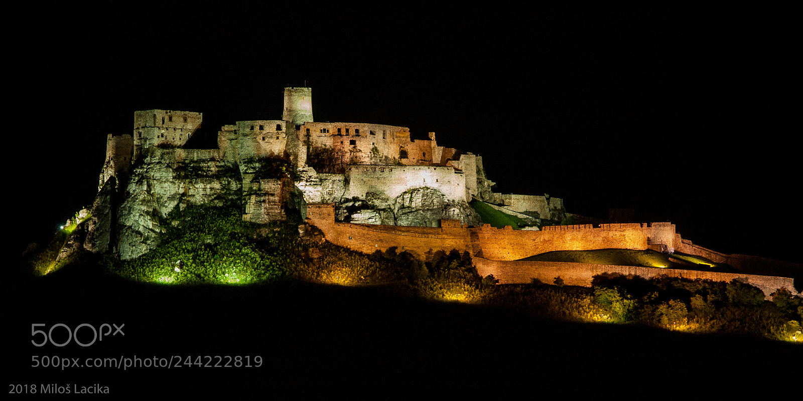 Olympus E-3 sample photo. Castle full of lights photography