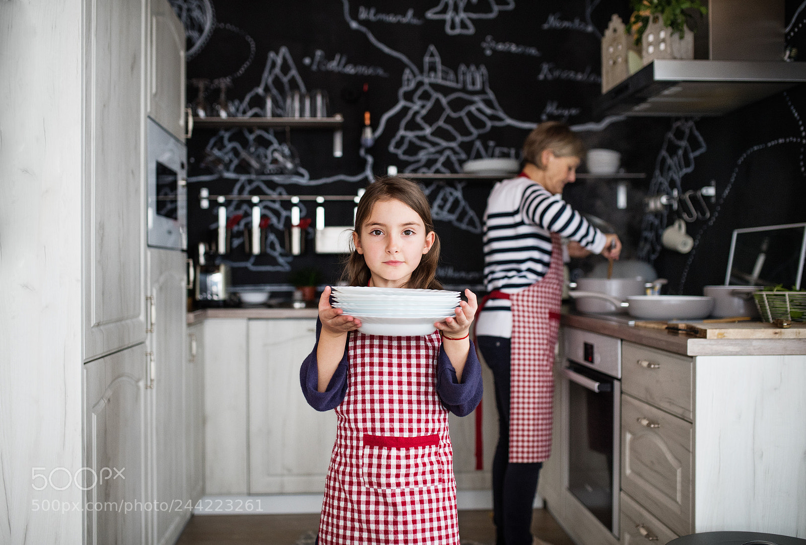 Nikon D5 sample photo. A small girl cooking photography