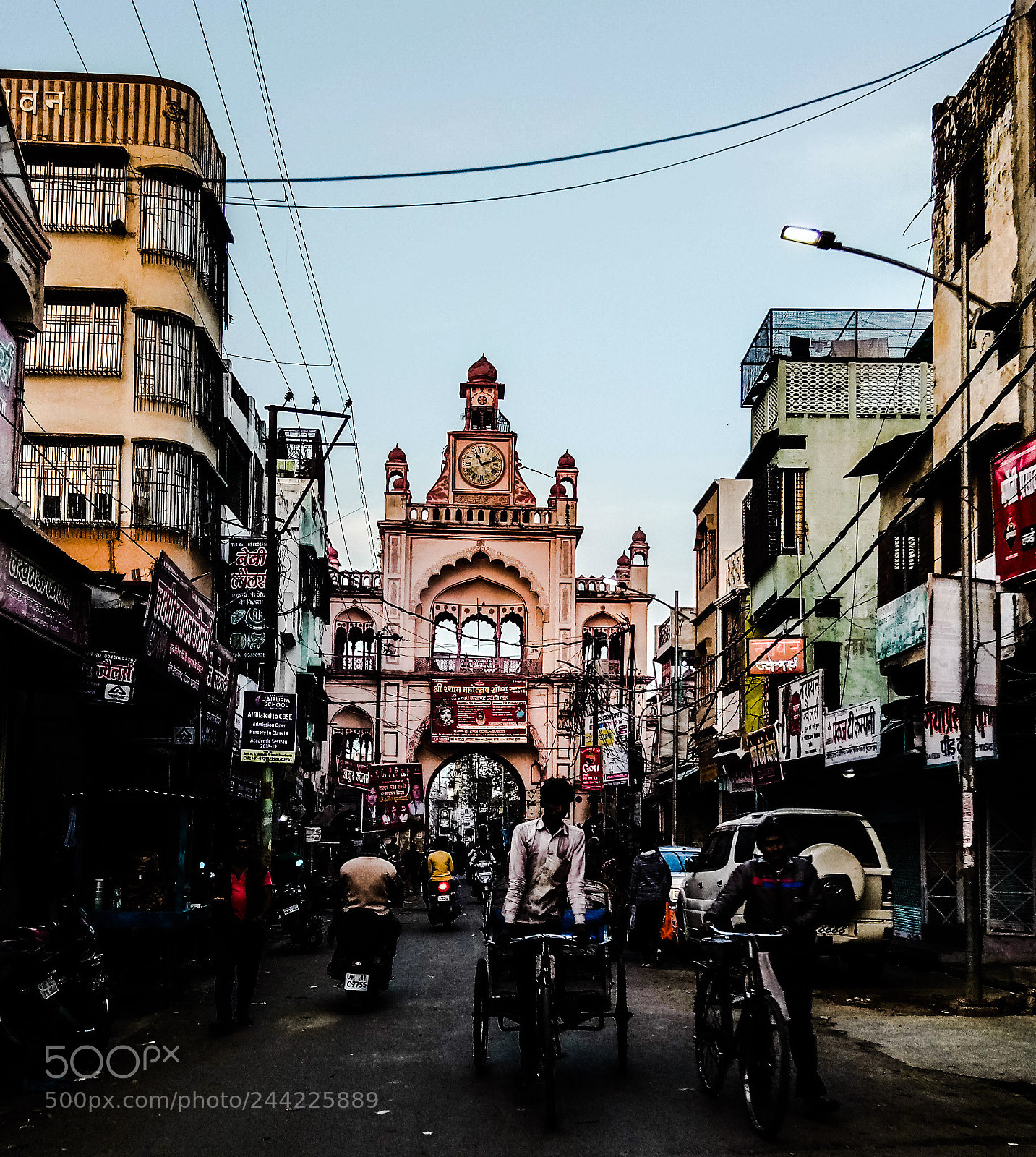 vivo 1601 sample photo. Clock tower photography