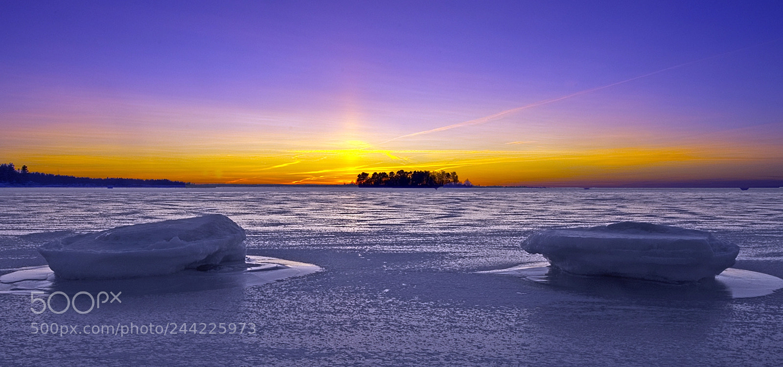 Pentax K-5 sample photo. Winter sunset photography