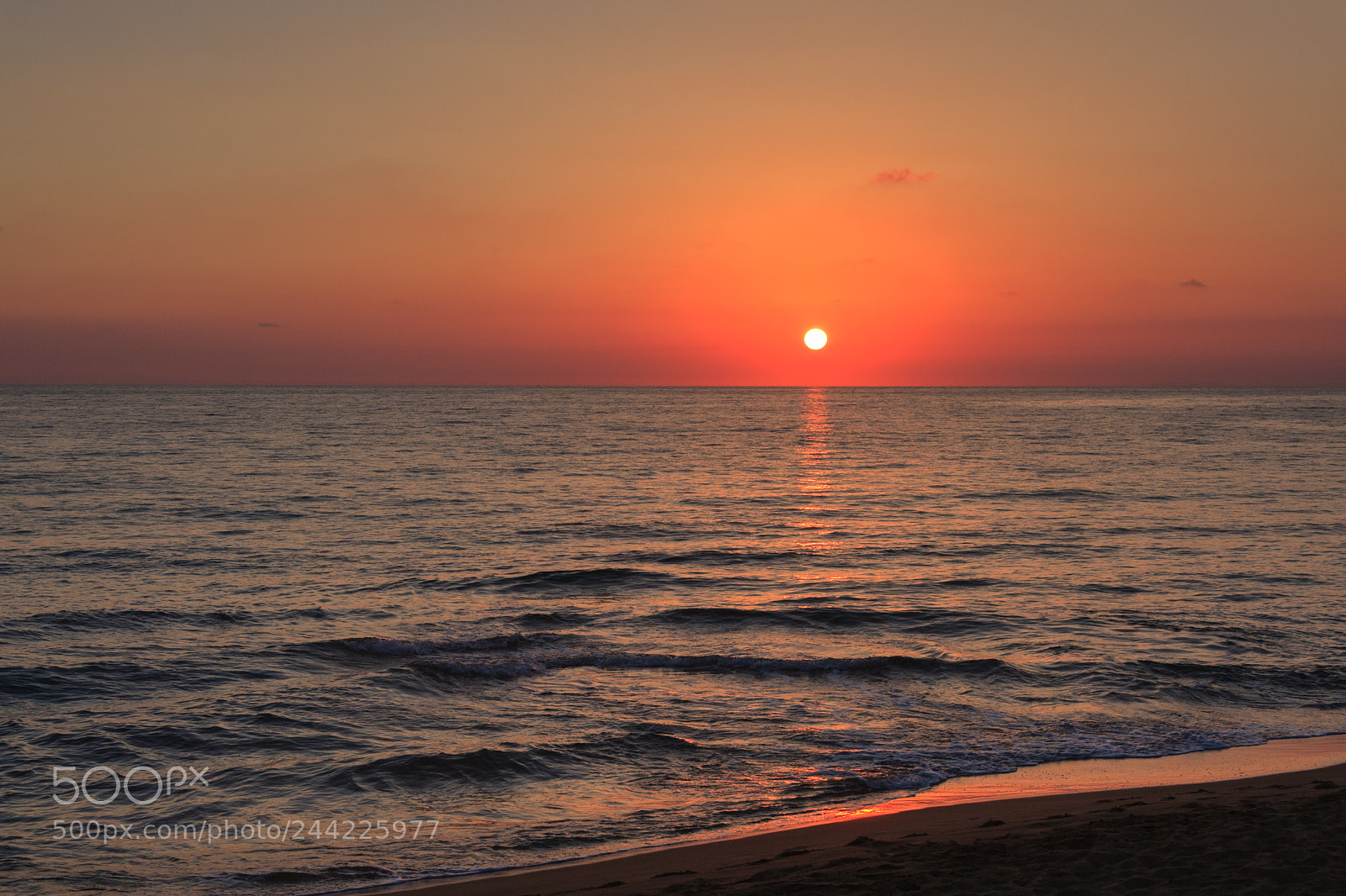 Canon EOS 40D sample photo. Sunset on the sea photography