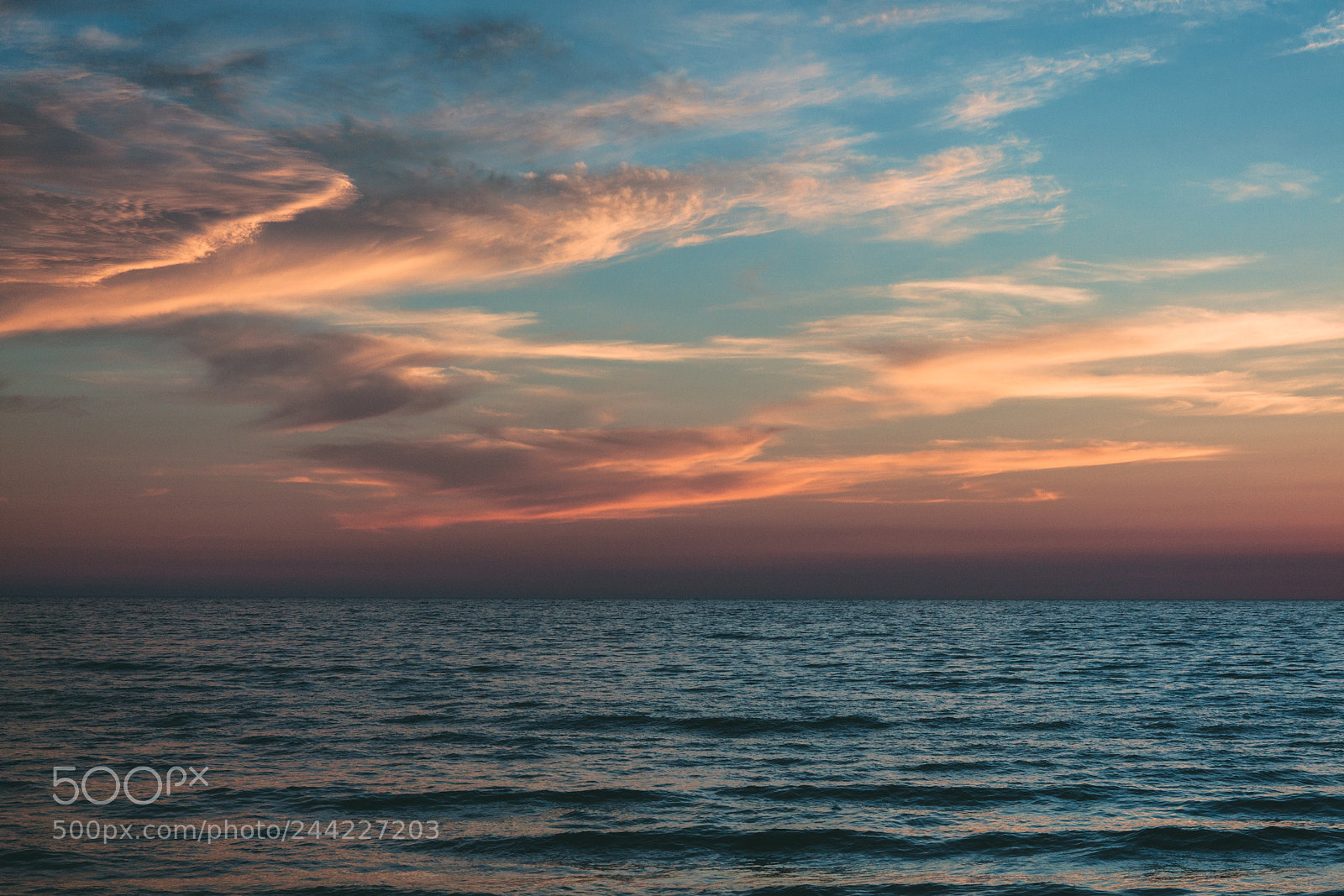 Canon EOS 40D sample photo. Sunset on the sea photography
