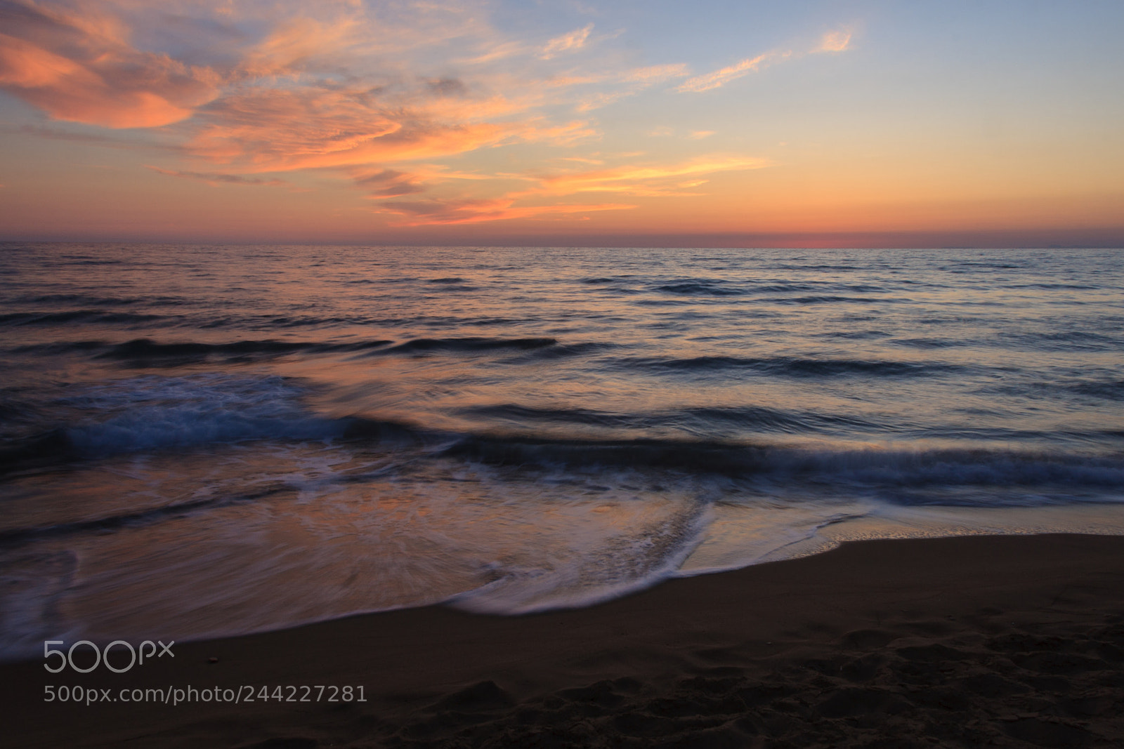Canon EOS 40D sample photo. Sunset on the sea photography